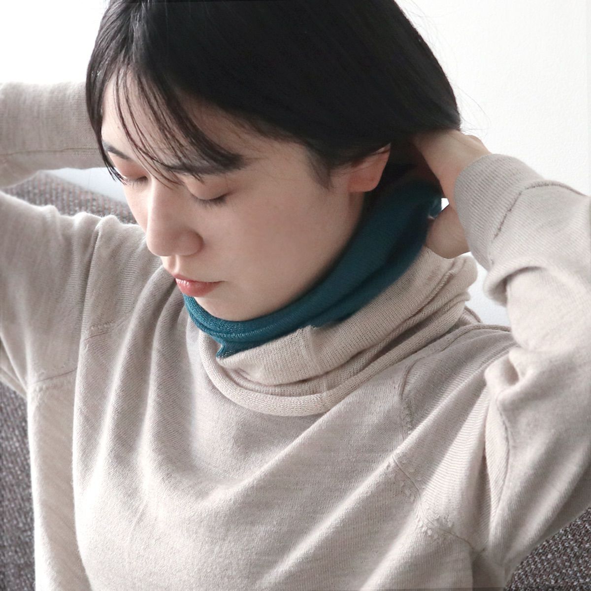 絹屋のネックウォーマー