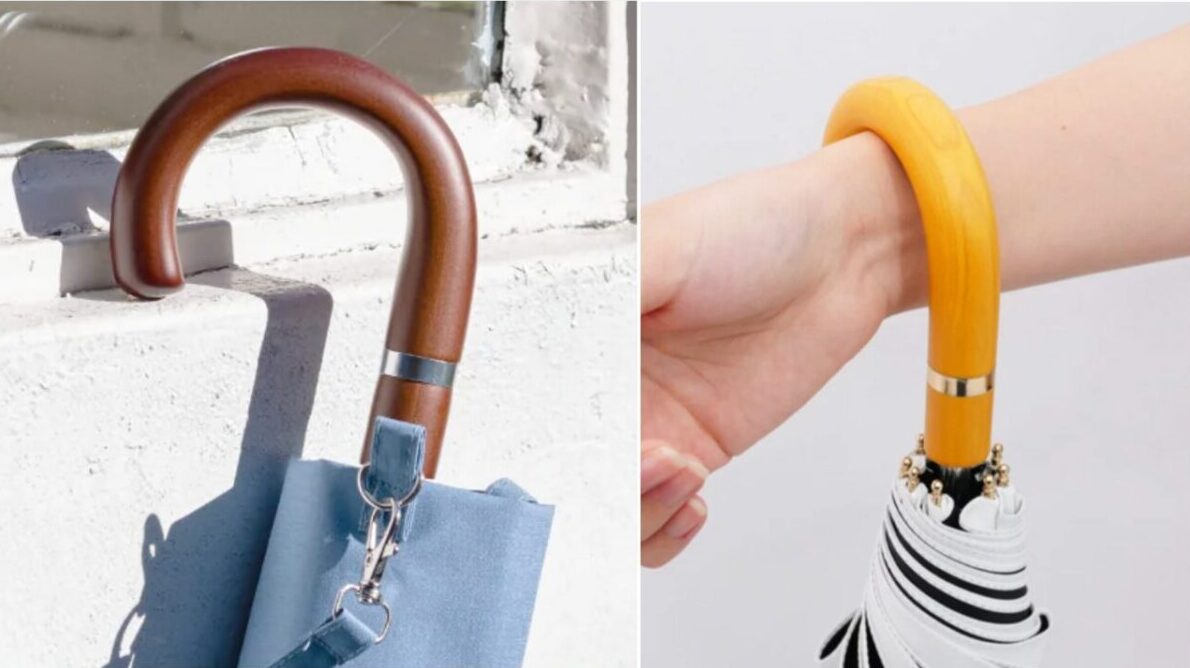 cokage日傘のハンドルデザイン