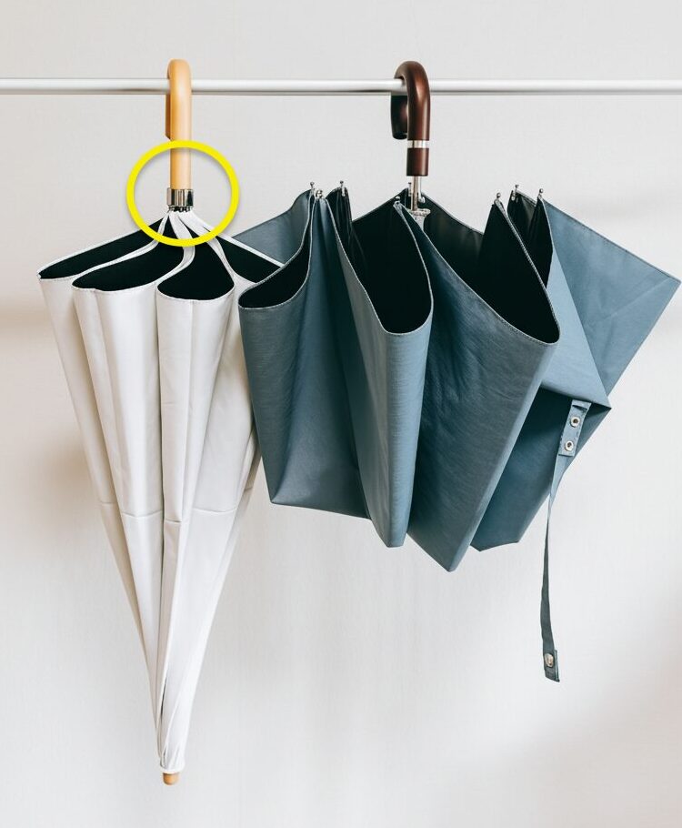 日傘コカゲプラスを閉じた状態