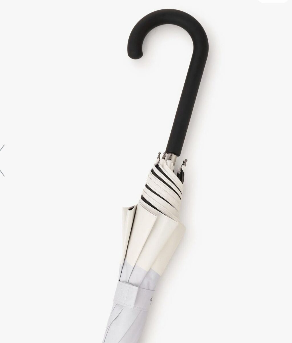 アフタヌーンティーリビングのバイカラー長傘の持ち手部分
